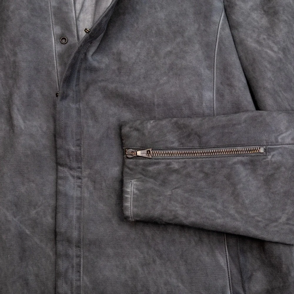 MSRP $1500 John Varvatos Cold Water Dye Hook Bar Jacket Tailored Sz 50 EU 40 US‎